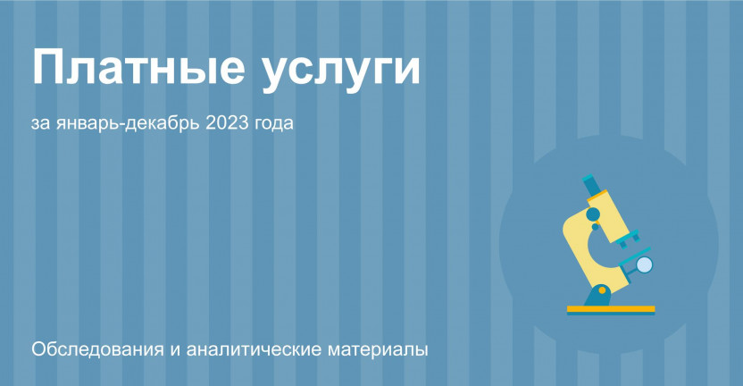 Платные услуги населению Костромской области за январь-декабрь 2023 года
